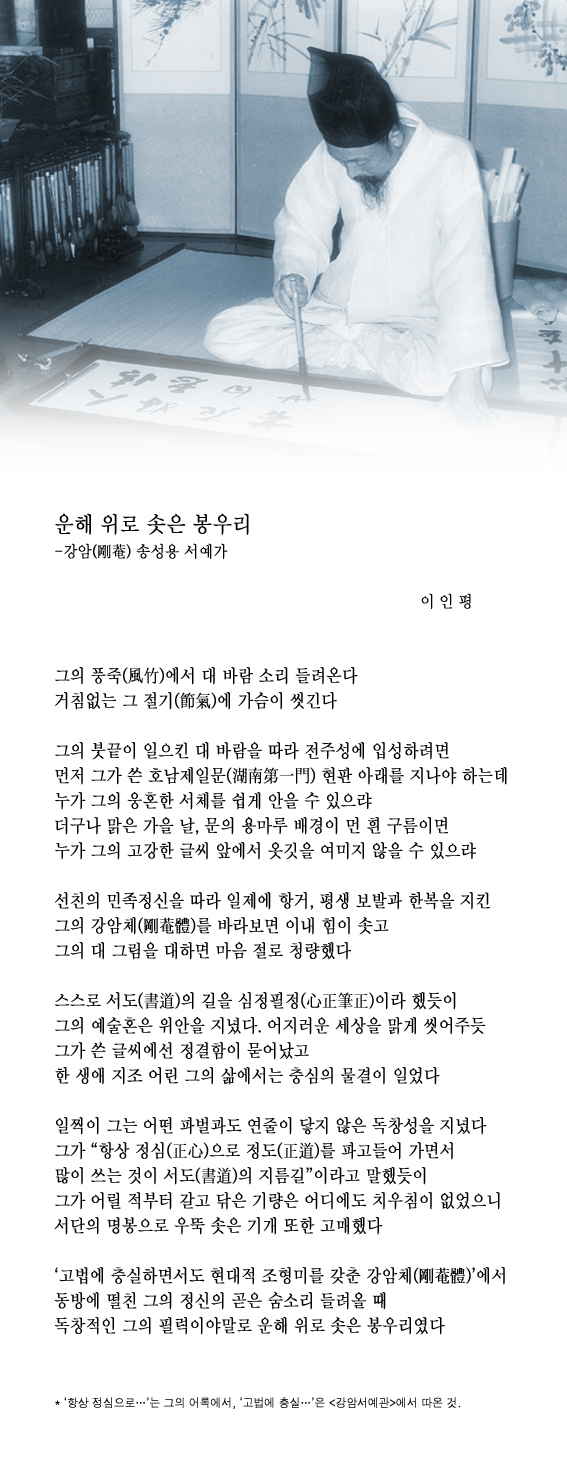 운해위로솟은봉우리(강암송성용서예가).jpg